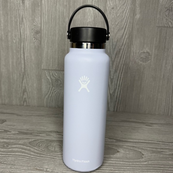 Insulated White 40 Ounce Hydro Flask Hydro Flask 40oz Wide Mouth